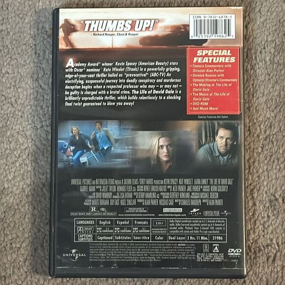 “The Life of David Gale” Widescreen Edition DVD! - Picture 3 of 6